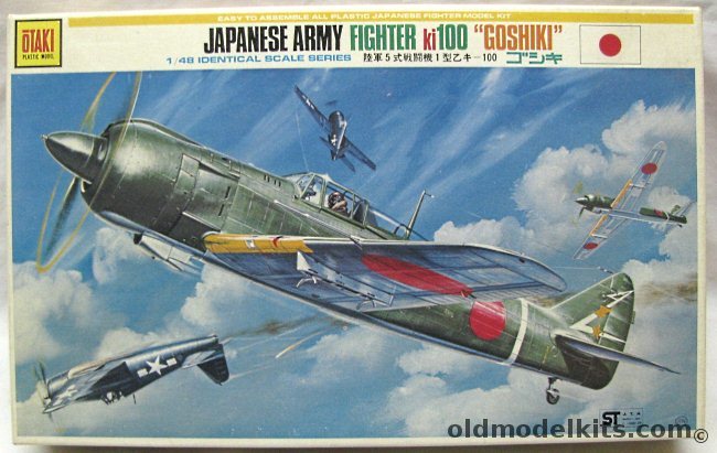 Otaki 1/48 Kawasaki Goshikisen Ki-100 - With Markings for Three Aircraft, OT2-15 plastic model kit